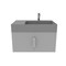 Castello Usa Amazon 30-inch Gray Right Vanity Set with Gray Top and Chrome Handles CB-MC-30G-CHR-2056R-GR - alternate 4